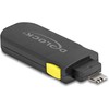 Delock DeLOCK 22031 prievadų blokatorius Prievado užraktas su USB Type-A raktu Juoda, Geltona 1 vnt.