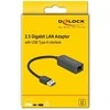 Delock A tipo USB adapteris, skirtas 2,5 gigabito LAN kompaktiškumui