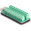 Delock USB Typ-E Key A Buchse zu Terminalblock Adapteris 20 Pin