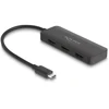 Delock USB-C > 3x HDMI Splitter MST 4K 60Hz (juodas, 15cm)