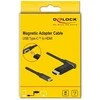 Delock USB Type-C™ zu HDMI Adapterkabel 4K 60 Hz magnetisch 1,20 m