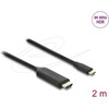 Delock USB Type-C do HDMI kabelis (DP Alt Mode) 8K 60 Hz su HDR funkcja 2 m juoda