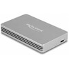 „DeLOCK 42018“, SSD korpusas, M.2, M.2, 40 Gbit/s, USB jungtis, sidabrinis