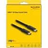 Delock USB4™ 40 Gbps Kabelis koaxial 1,2 m USB PD 3.1 Extended Power Range 240 W