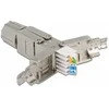 Delock Verbinder für Netzwerkkabel Cat.6A STP werkzeugfrei