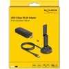 Delock Wi-Fi 6 Dualband WLAN USB Adapteris AX1800 (1201 + 574 Mbps)