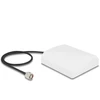 Delock WiFi 2,4 GHz Antenne N Stecker 8 dBi direktional mit Anschlusskabel RG-58, 50 cm wei outdoor