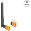 Delock WiFi 6 Antenne FAKRA M Buchse 2,5 - 3,0 dBi omnidirektional mit Kippgelenk juodas