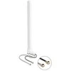 Delock WiFi 6 Doppelantenne 2 x I-PEX Inc., MHF® I Stecker 2 - 5 dBi 17 cm omnidirektional mit Kippgelenk baltas