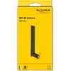 DELOCK WiFi 6E Antenne SMA Stecker 3 dBi omnidirektional mit Kippgelenk juodas