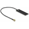 DELOCK WLAN WiFi 6 802.11 ac/ax/a/h/b/g/n Antenne RP-SMA Stecker 2 - 4 dBi 15cm PCB intern Klebemontage