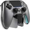 Pelė Deltaco Gaming GAM-199-STEELGRAY kontroler gier Pilka, Metaliczny, Plienas Bluetooth/USB Gamepad PlayStation 5, Android, iOS