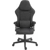 DC130 žaidimų kėdė DELTACO GAMING, juoda su minkštu lininiu audiniu / 4222376 / GAM-180