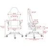 DC130 žaidimų kėdė DELTACO GAMING, juoda su minkštu lininiu audiniu / 4222376 / GAM-180