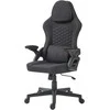 DC130 žaidimų kėdė DELTACO GAMING, juoda su minkštu lininiu audiniu / 4222376 / GAM-180