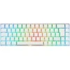 Deltaco Gaming GAM-100-W-DE klaviatūra USB + RF belaidė + Bluetooth QWERTZ Niemiecki Baltas