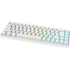Deltaco Gaming GAM-100-W-DE klaviatūra USB + RF belaidė + Bluetooth QWERTZ Niemiecki Baltas