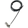 DICOTA apsaugos kabelis N-Lock, kombinuotas, atstatomas, 2,5x6 mm lizdas, vienas