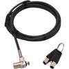 Dicota T-lock itin plonas V2 raktinis 3x7 mm viengubas apsaugos kabelis
