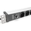 DIGITUS 8-Fach Steckdosenleiste 1HE PDU, IEC C14 St. IT