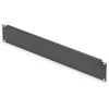 DIGITUS Abdeckplatte 2HE Blindabdeckung 483mm juodas