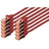 Digitus Patchcord CAT6, S-FTP, 5m, raudona, 10 vnt (DK-1644-050-R-10)