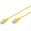Digitus Patchcord Slim Cat.6 U/UTP LSZH 1.5m geltona (DK-1618-015S-Y)