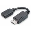 DIGITUS DisplayPort -> HDMI Adapteris/Konverter, 0,15m, schw.