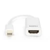 Assmann Electronic ASSMANN DisplayPort adapterio kabelis mini DP - HDMI tipas AM/F 0.15m DP 1.1a suderinamas su CE wh