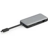 „Digitus Doko“ kelioninė stotelė USB-C 7 prievadų, maks. 4K/60Hz su HDR, HDMI, USB-A 3.2 Gen1, gigabito Ethernet, SD/Micro SD, PD 100W