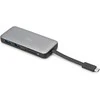 „Digitus Doko“ kelioninė stotelė USB-C 7 prievadų, maks. 4K/60Hz su HDR, HDMI, USB-A 3.2 Gen1, gigabito Ethernet, SD/Micro SD, PD 100W