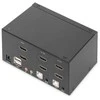Assmann Electronic Assmann elektroninis DIGITUS KVM jungiklis 2x2 HDMI 2-port Dual Ekranas 4K/30Hz FreeSync
