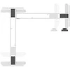 Elektra reguliuojamo aukščio stalo rėmas Assmann Electronic DIGITUS, 3 kojų, aukštis 72–120 cm, maks. 120 kg, Baltas