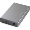 Digitus Digit USB 3.0 korpusas 3,5 colio SATA III SSD/HDD diskui iki 16 TB su maitinimo šaltiniu, aliuminis