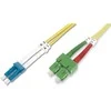 Digitus DIGITUS Professional – Patch – Kabelis – SC/APC Vieno režimo (M) iki LC/UPC Vieno režimo (M) – 1 m – stiklo pluoštas – 9 / 125 mikronų – OS2 – įkraunamas, be halogenų