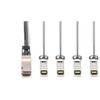 Digitus DIGITUS Kabelis QSFP+ to 4XSFP+ 40G DAC 3.0m juodas