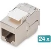 DIGITUS Keystone Cat6A geschirmt 24 Stk. werkzeugfr