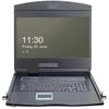 DIGITUS Konsole 19" TFT o.Tastatur o. KVM-Modul schw.