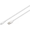 Digitus Kabelis USB DIGIT Lightning - USB-A 0.5 m Baltas (AK-600108-005-W)