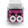 Digitus DIGITUS LWL Kupplung LC/LC Multimode-OM4 Dupl.Keystone-Modul