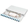 DIGITUS LWL Spleibox 1HE bestckt 12x SC DX OS2 grau