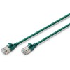 Digitus CAT 6A klasa Ea, F/FTP, skrętka patch, Cu, LSZH, AWG 32/7, ilgis: 1 m, žalia