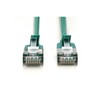 Digitus CAT 6A klasa Ea, F/FTP, skrętka patch, Cu, LSZH, AWG 32/7, ilgis: 1 m, žalia