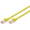 DIGITUS SFTP LAN kabelis, patch 6 cat, 1,0 m, geltonas, 2xRJ45, DK-1644-010/Y
