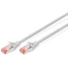 DIGITUS Patchkabel Cat6 S/FTP 2xRJ45 1.5m grau Hebelschutz