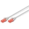 DIGITUS DK-1612-100 Premium CAT 6 UTP patch kabelis Ilgis 10.0m Spalvotas pilkas