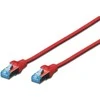 Digitus DIGITUS Ecoline - Komutacinis kabelis - RJ-45 (M) - RJ-45 (M) - 2.0m - SFTP - CAT 5E - Raudona (KV -1532- 020 / R)