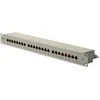 Assmann Electronic DIGITUS Patch Panel 19inch 24Port Cat5e STP ekranuotas pilkas RAL7035 laidų montavimas apie LSA