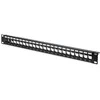 DIGITUS Patchpanel 1HE 24-Port Modular Patchpanel juodas