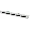 Assmann Electronic DIGITUS CAT 3 ISDN Patch Panel neekranuotas 25 prievadų RJ45 8P4C LSA 1U stovo tvirtinimo spalva pilkas RAL 7035